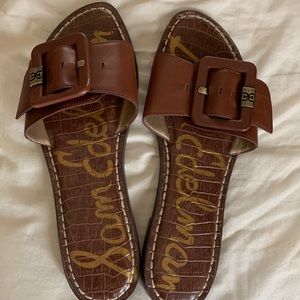 Sam Edelman size 6.5 brown sandals, worn once
